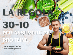 la regola per assumere più proteine